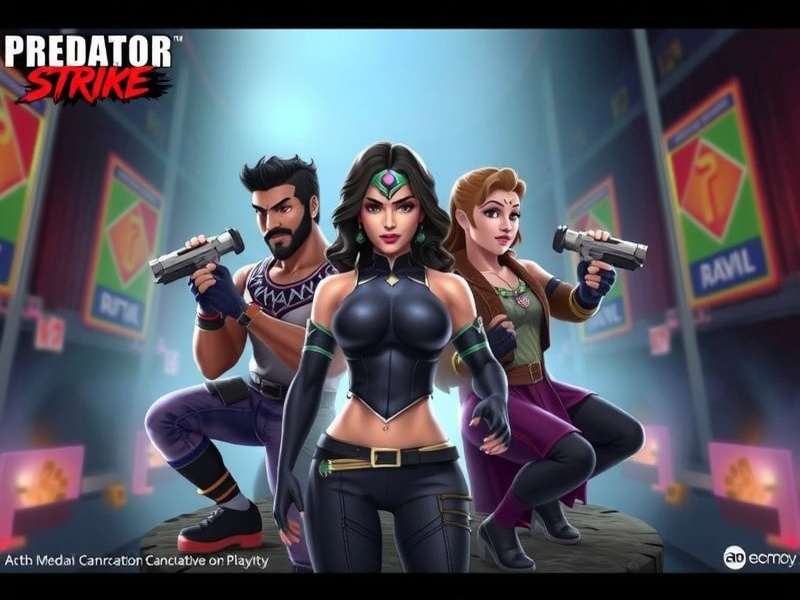 Predator Strike playable characters including Virat, Anjali and Ravi